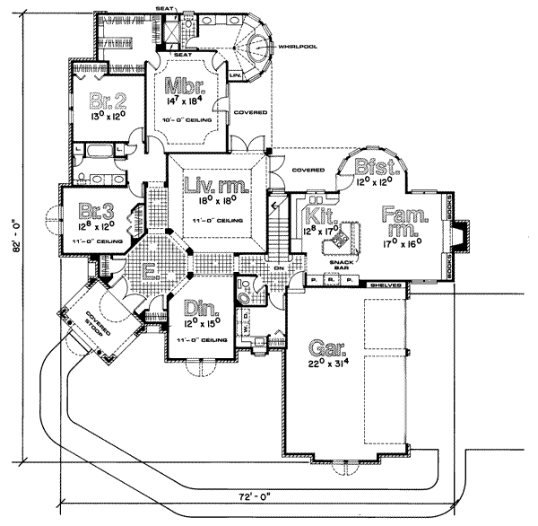 main floor house blueprint