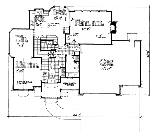 main floor house blueprint