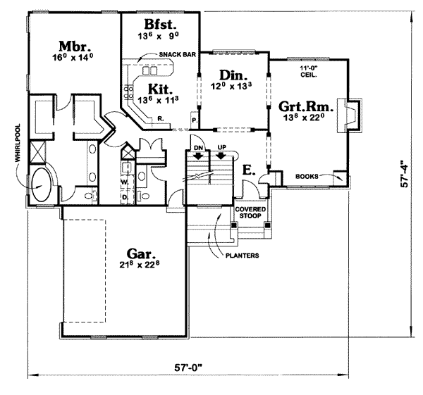 main floor house blueprint