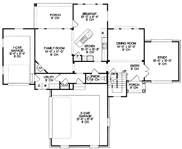 main floor house blueprint