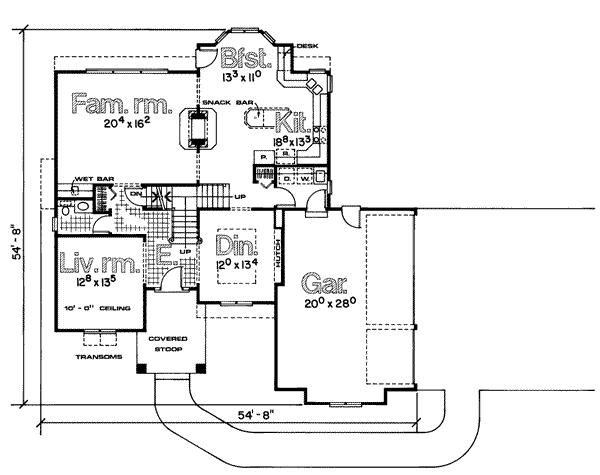 main floor house blueprint