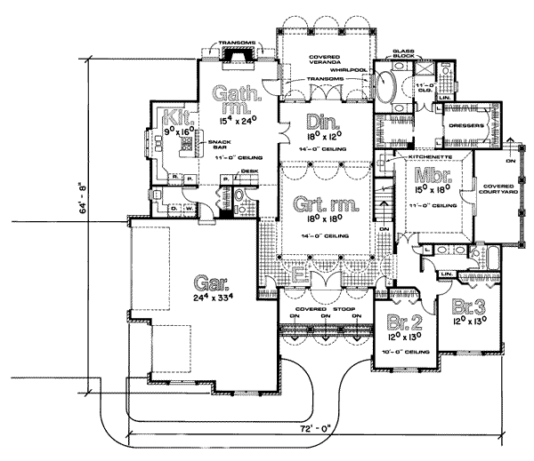 main floor house blueprint