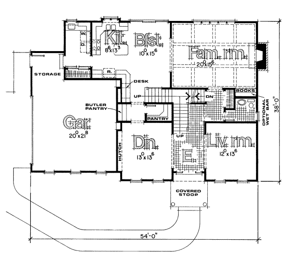 main floor house blueprint