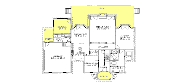 main floor house blueprint