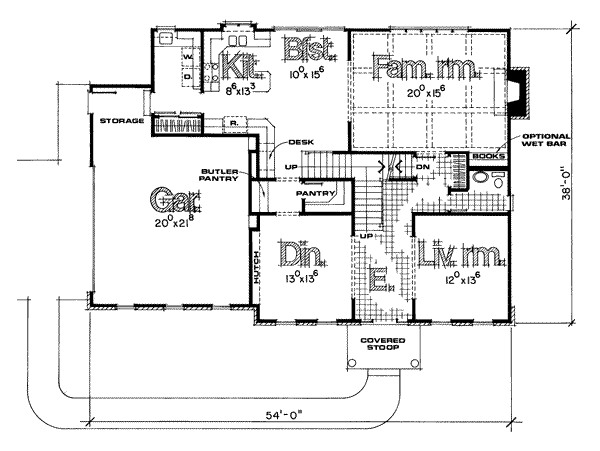 main floor house blueprint