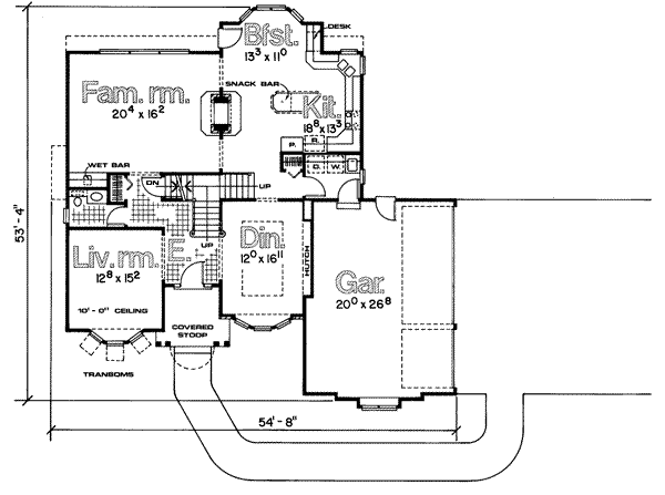 main floor house blueprint