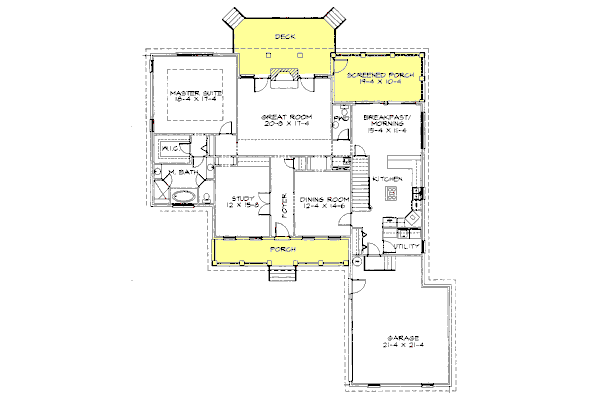 main floor house blueprint