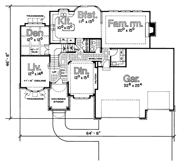 main floor house blueprint