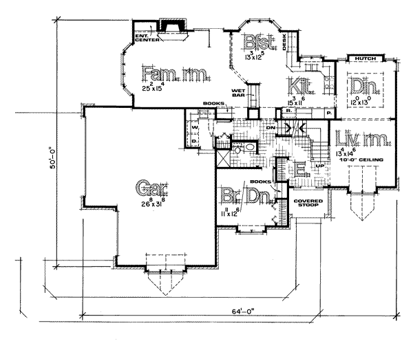 main floor house blueprint