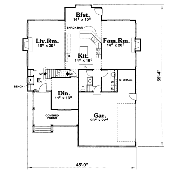 main floor house blueprint