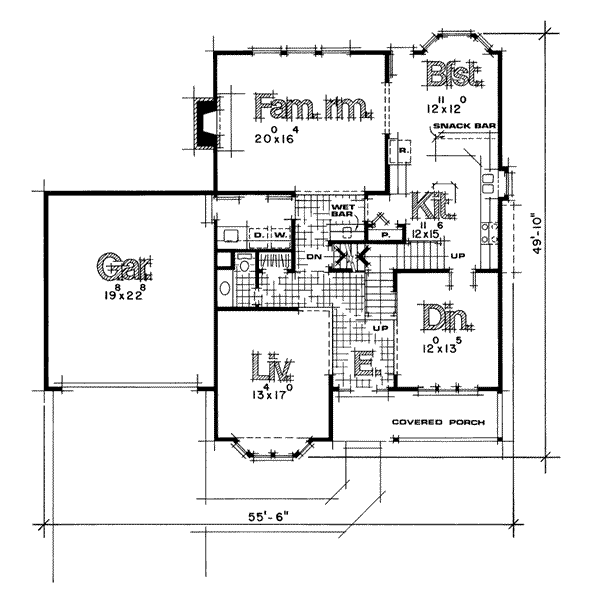 main floor house blueprint