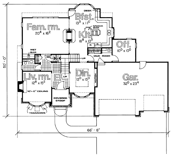 main floor house blueprint