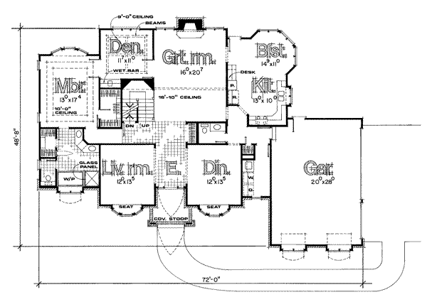 main floor house blueprint