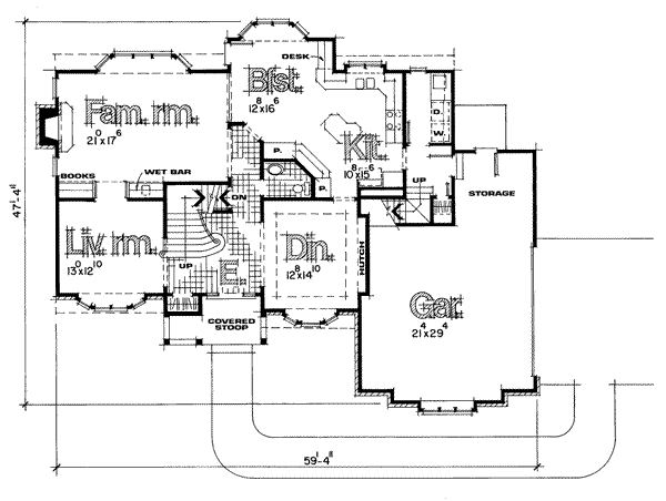 main floor house blueprint