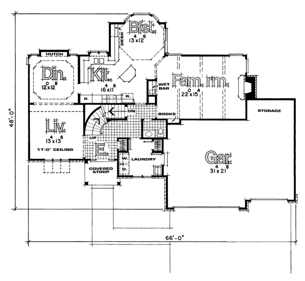 main floor house blueprint