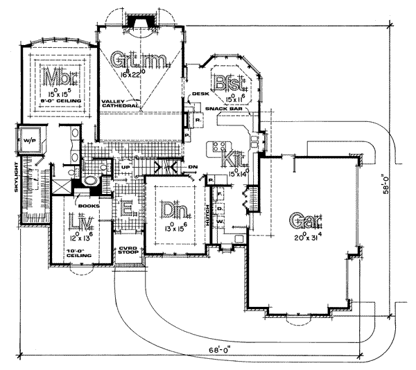 main floor house blueprint