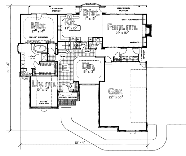 main floor house blueprint