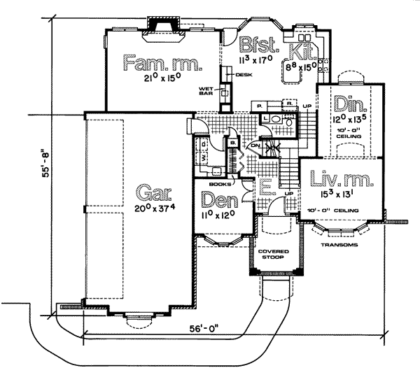 main floor house blueprint