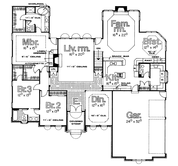main floor house blueprint