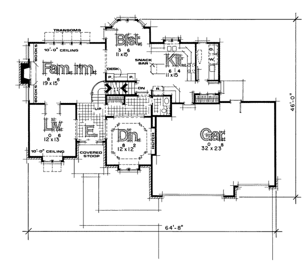 main floor house blueprint