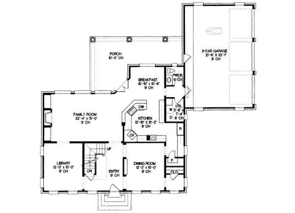 main floor house blueprint