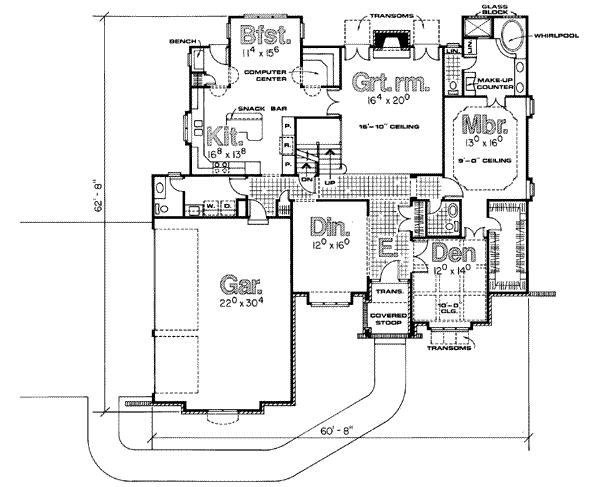 main floor house blueprint