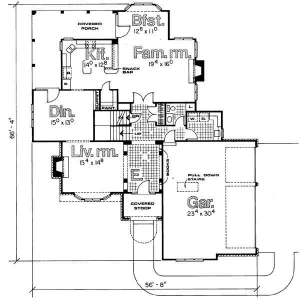 main floor house blueprint