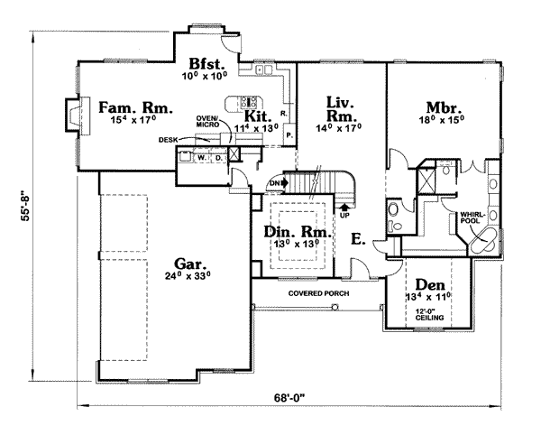 main floor house blueprint