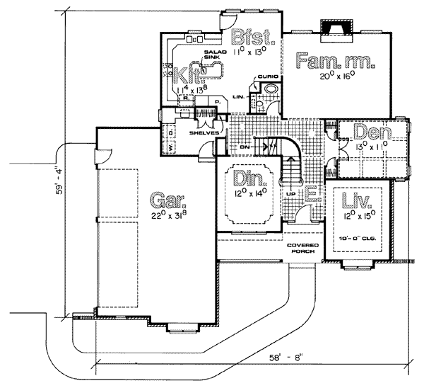 main floor house blueprint