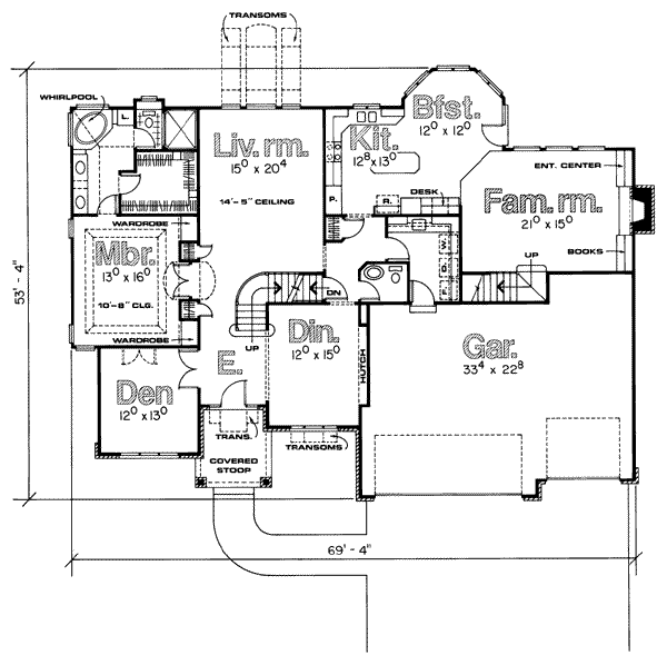 main floor house blueprint