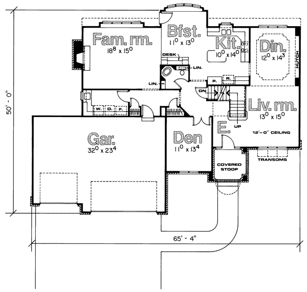 main floor house blueprint