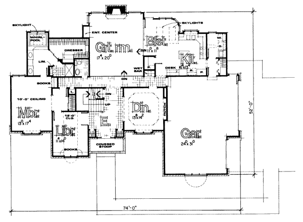 main floor house blueprint