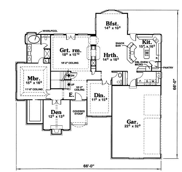 main floor house blueprint