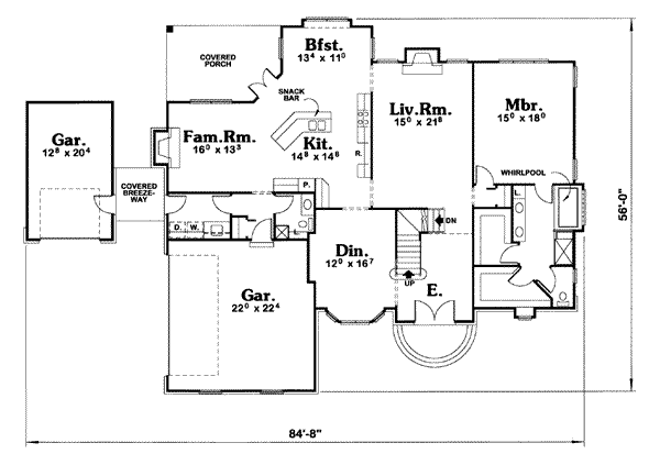 main floor house blueprint