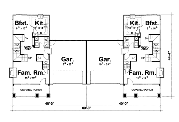 main floor house blueprint