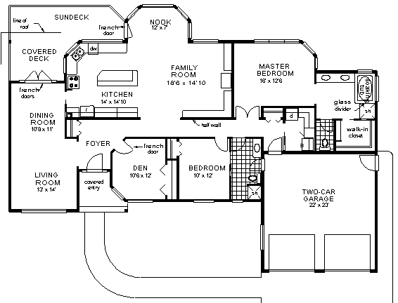 main floor house blueprint