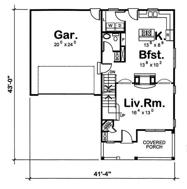main floor house blueprint