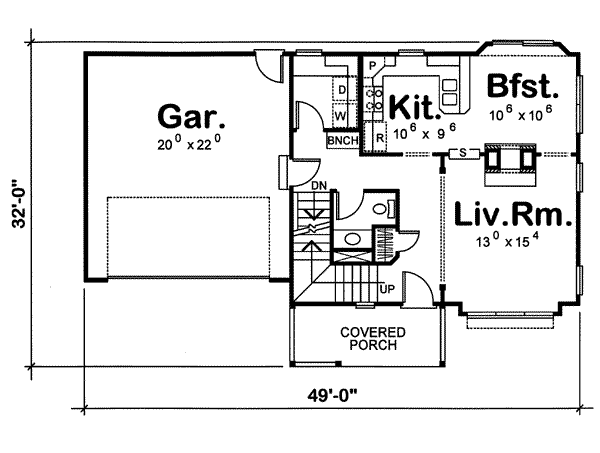main floor house blueprint