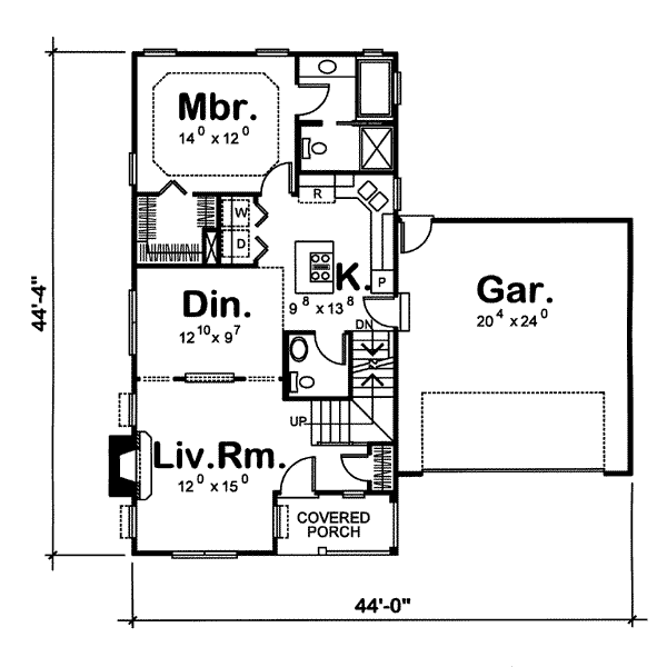 main floor house blueprint