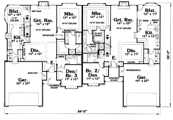 main floor house blueprint