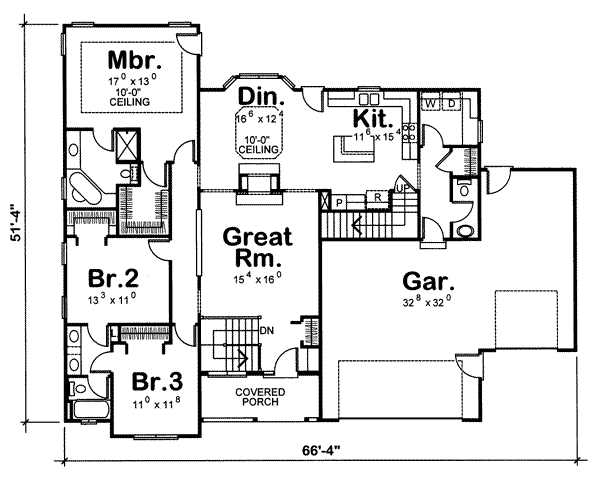 main floor house blueprint