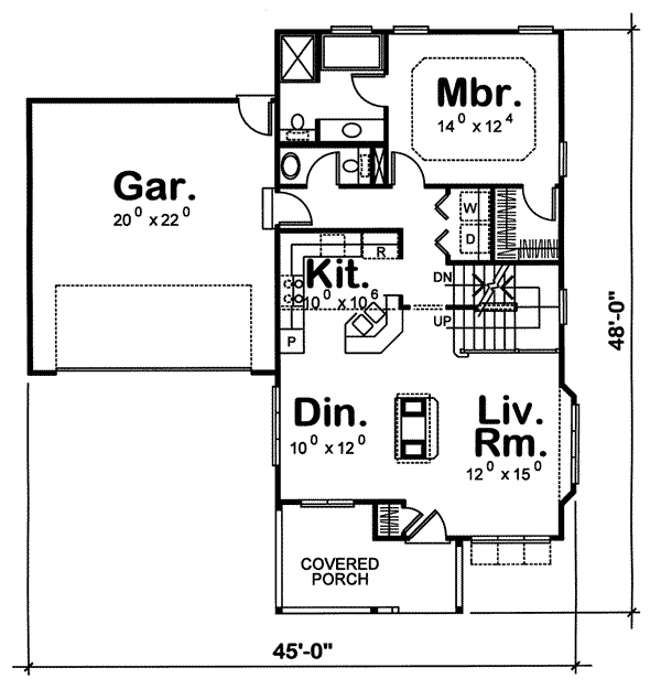 main floor house blueprint