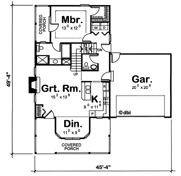 main floor house blueprint