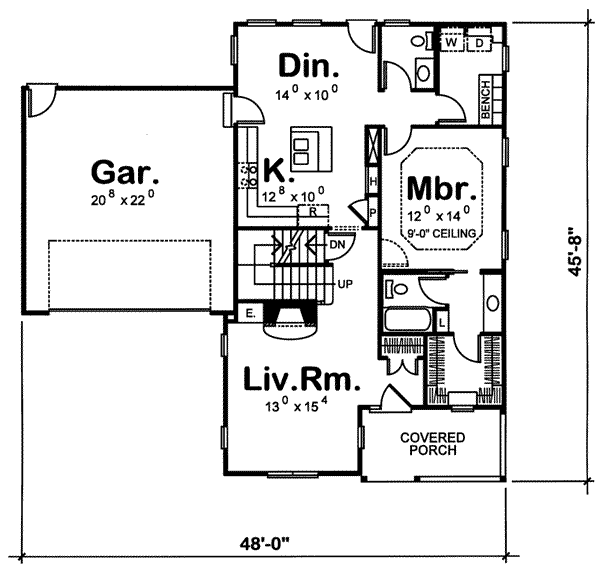 main floor house blueprint