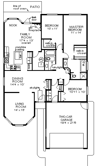 main floor house blueprint