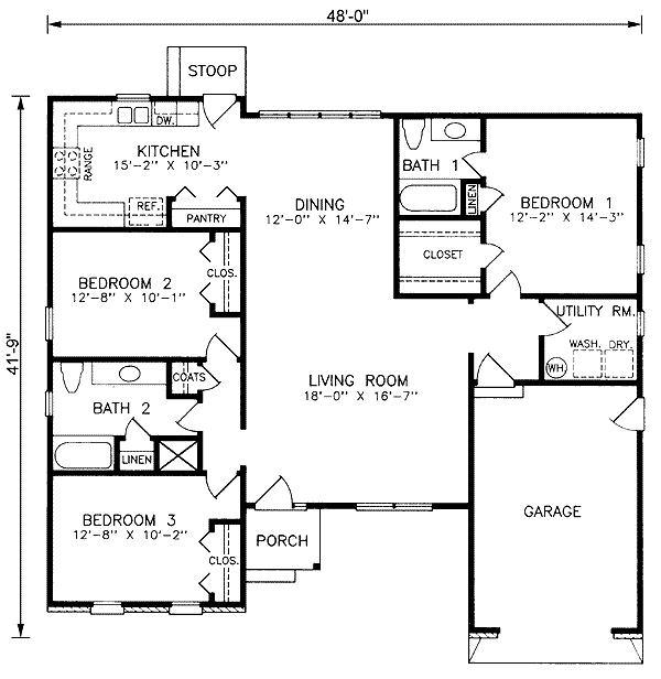 main floor house blueprint