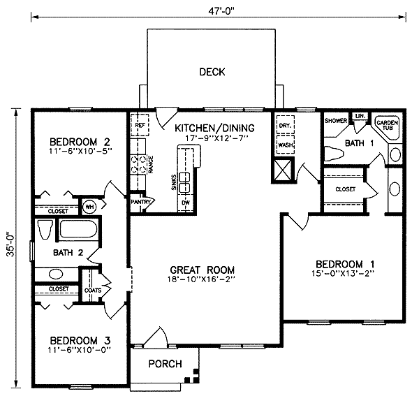 main floor house blueprint