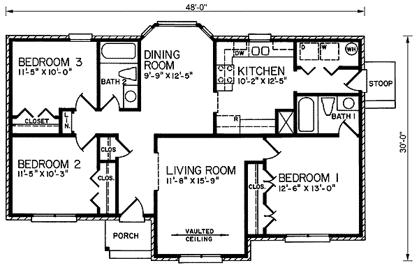 main floor house blueprint