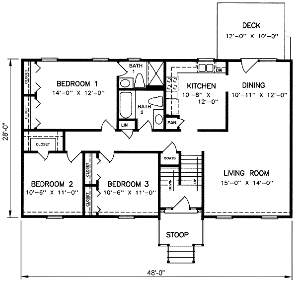 main floor house blueprint