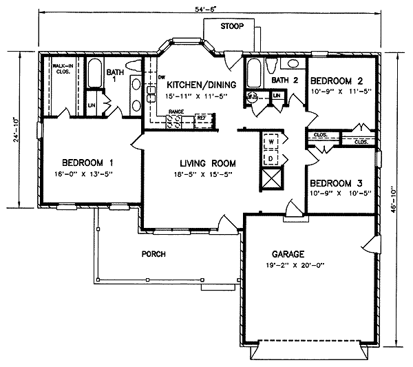 House 8140 Blueprint details floor plans